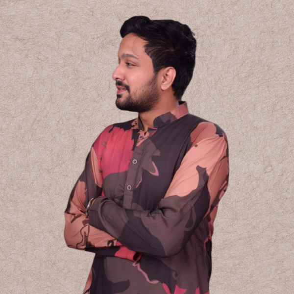 Kavish Crimson Kurta