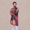 Kavish Crimson Kurta