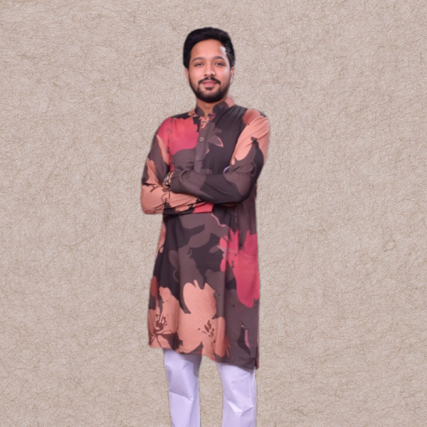 Kavish Crimson Kurta
