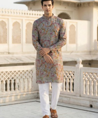 Regal Bloom Printed Kurta