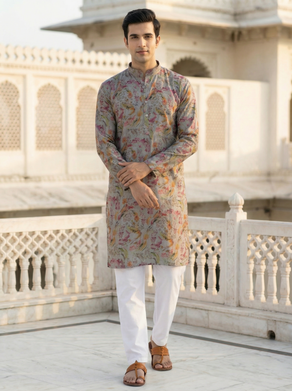 Regal Bloom Printed Kurta