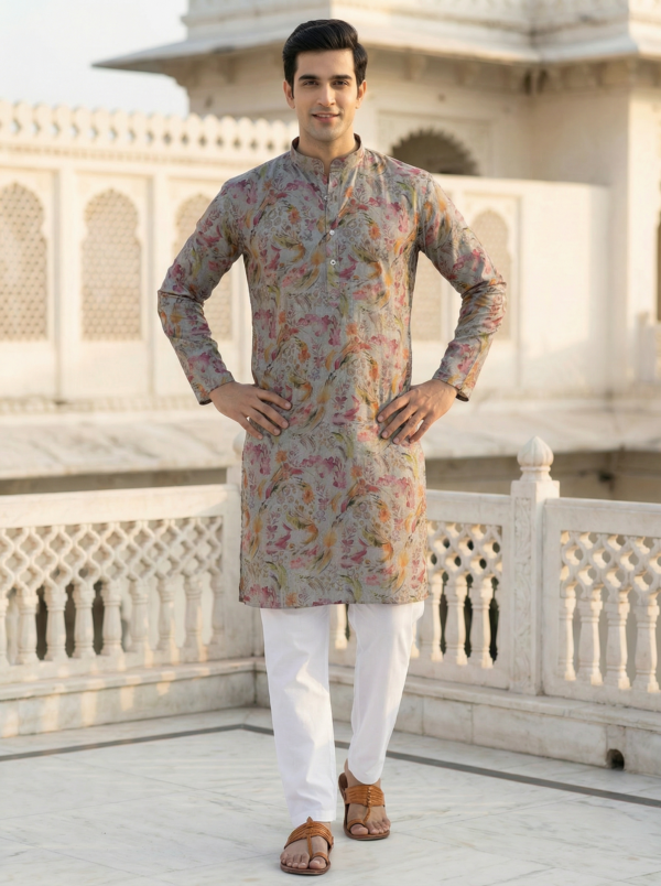 Regal Bloom Printed Kurta