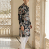 Midnight Blossom Printed Kurta