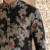 Midnight Blossom Printed Kurta
