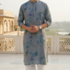 Aqua Mist Floral Kurta