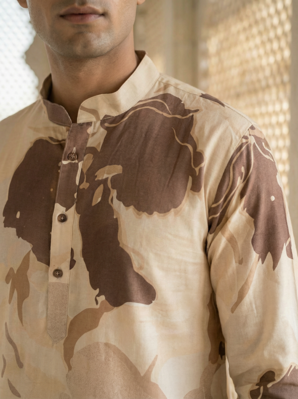 Sandstone Floral Kurta